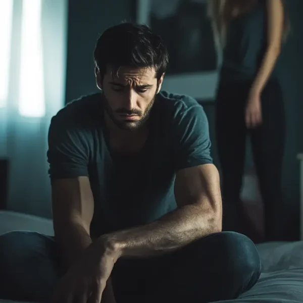 adrianborras_Portrait_of_a_man_sitting_on_a_bed_in_a_dark_room__9324380e-e5e1-45fe-bd6d-dca1b4bec4c4